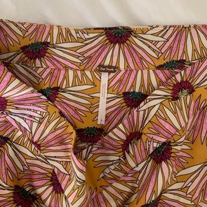 Free People Silk Midi Skirt